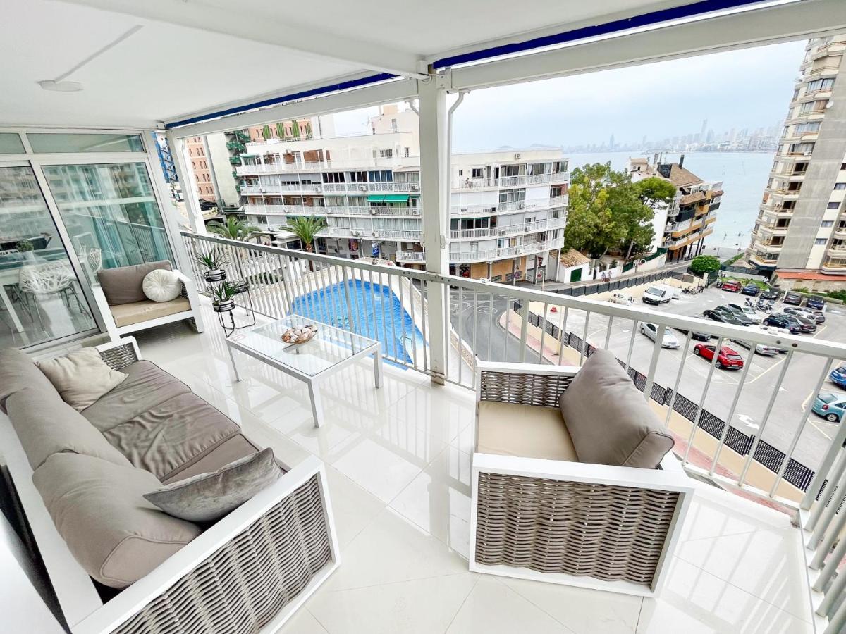 La Perla Benidorm Apartment Seaview & Pool Levante Beach Экстерьер фото