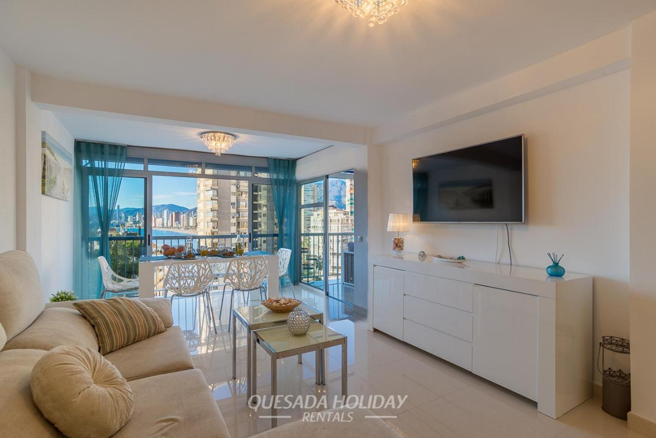 La Perla Benidorm Apartment Seaview & Pool Levante Beach Экстерьер фото